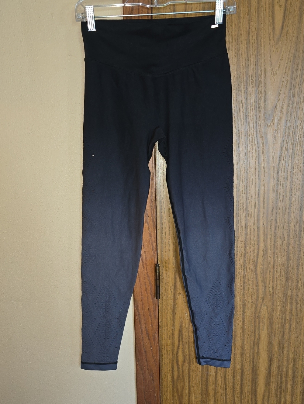 PINK Victoria's Secret Black High-Waist Seamless Leggings